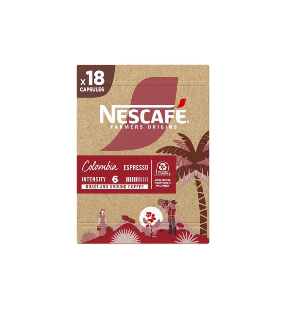 Nescafé Kaffeekapseln Farmers Origins Colombia 18 Stück
