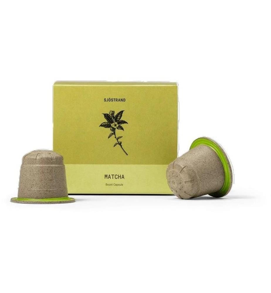 Sjöstrand - Kaffeekapseln Boost Matcha 10 Stück