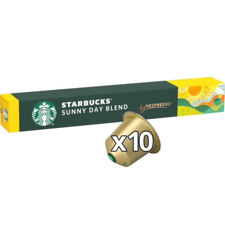 STARBUCKS - Capsules de café Sunny Day Blend 10 pièce