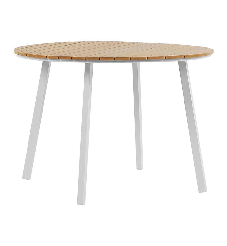 Gartentisch CAVOLI 105 cm 105 cm Braun