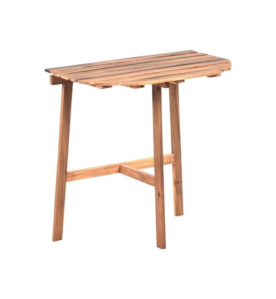 Tavolino Bistrot OSIGO 44 cm 70 cm Legno d'acacia Marrone