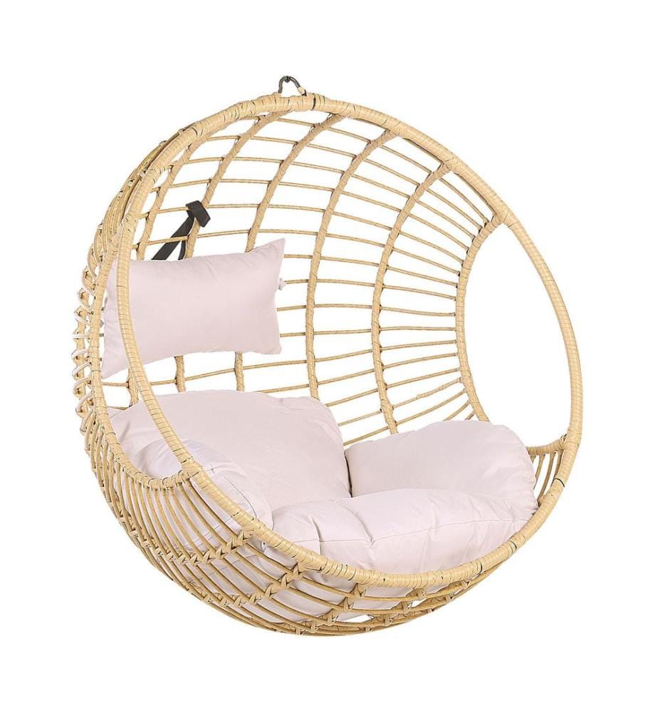 Hängesessel ASPIO Polyrattan Naturfarben
