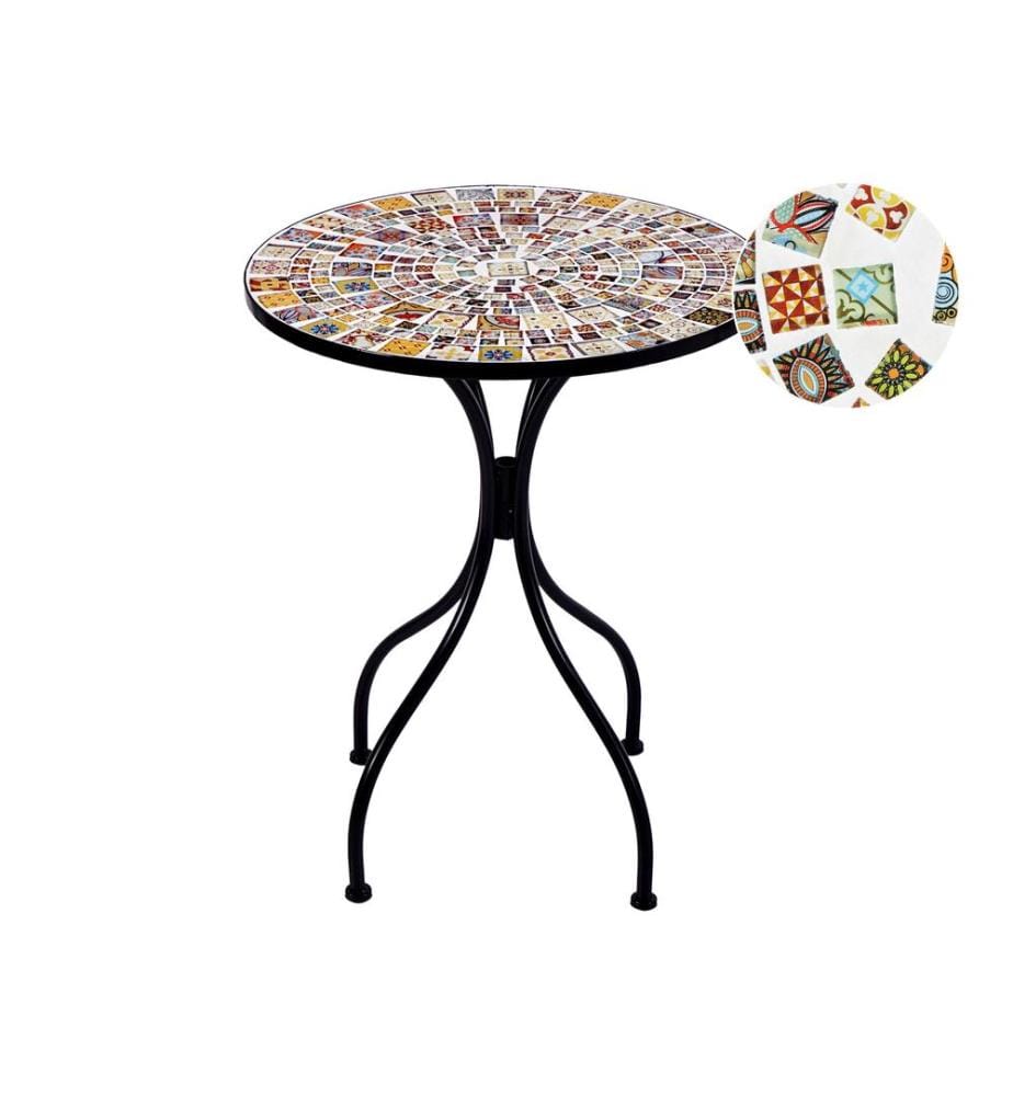 Table bistrot CASARIO 60 cm 60 cm Noir