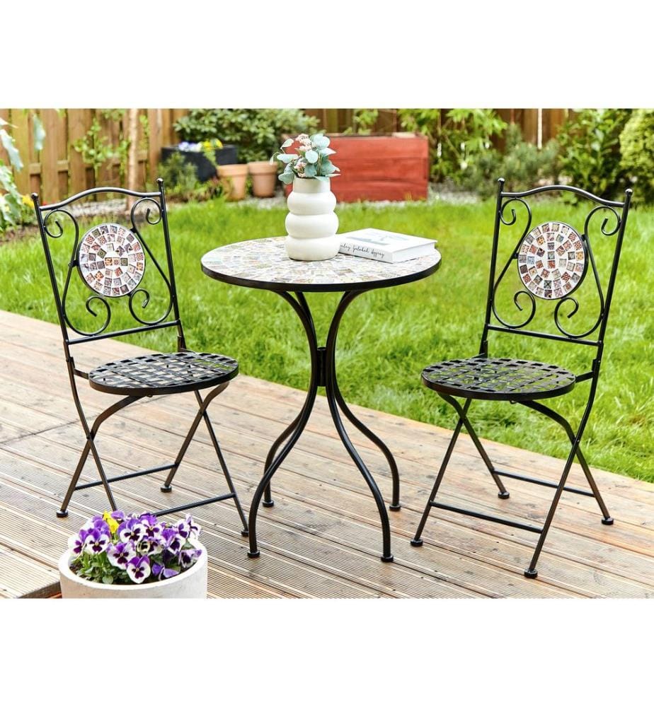 Table bistrot CASARIO 60 cm 60 cm Noir