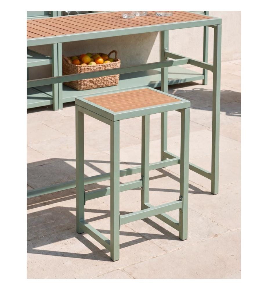 Chaise de jardin AVETRANA Métal Vert clair