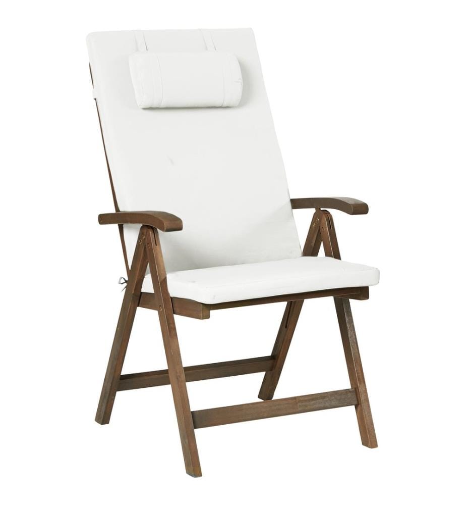 Bistro Set AMANTEA PREMIUM Akazienholz Cremeweiss