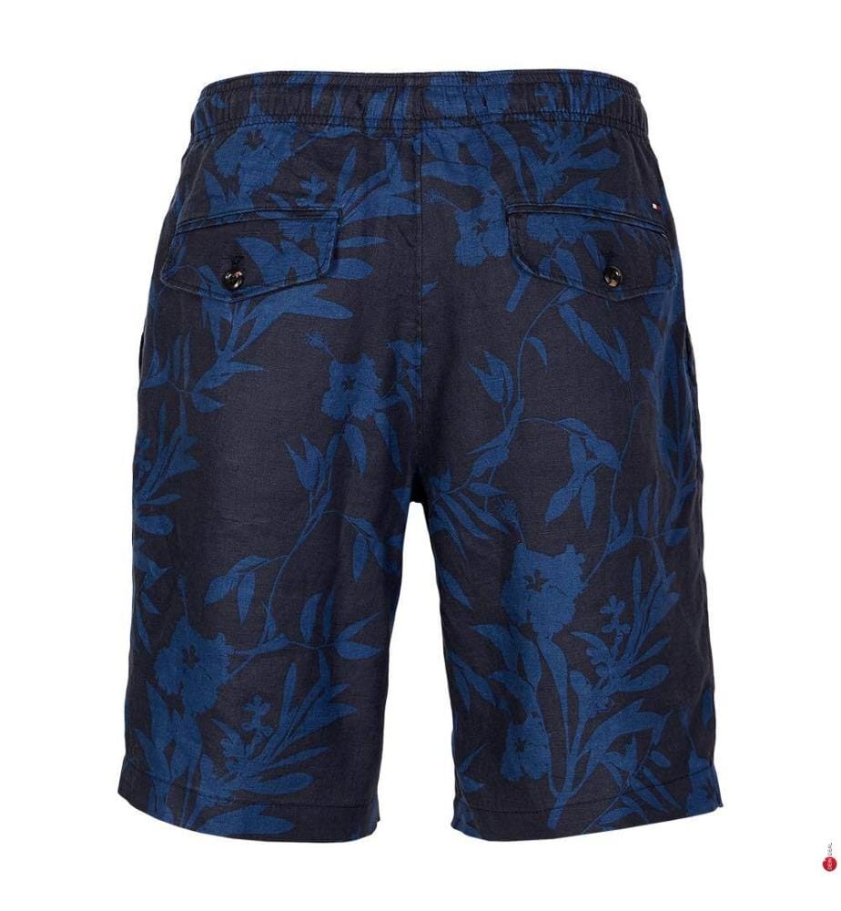 Short imprimé en lin Harlem Po - Desert Sky