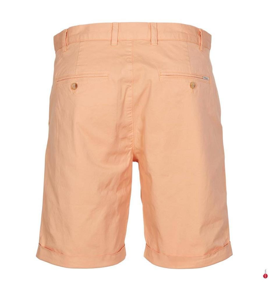 Short chino Sunfaded Regular Fit - Peachy Orange