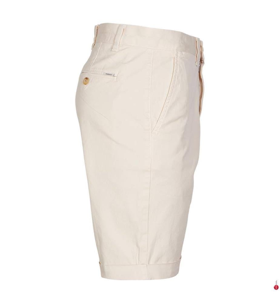Short chino Sunfaded Regular Fit - Crème