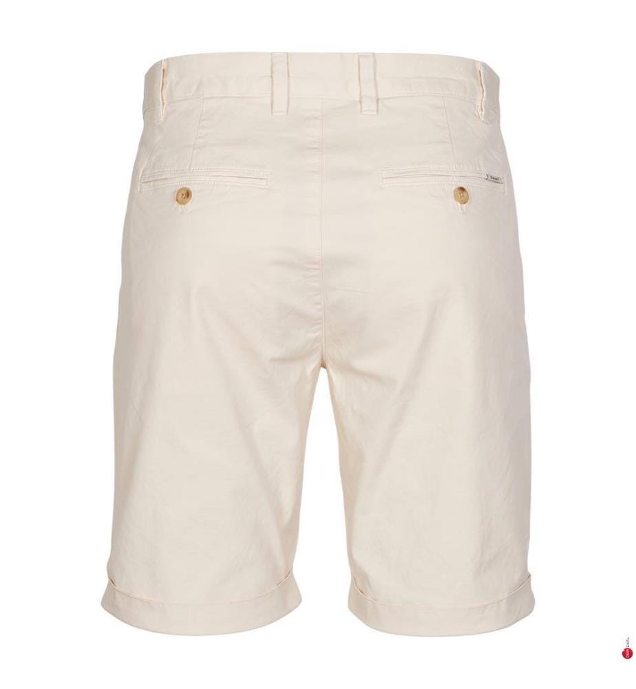 Short chino Sunfaded Regular Fit - Crème