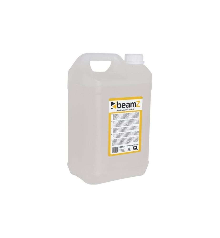 BEAMZ - Liquide à bulles de savon Bubble Liquid UV 5 l