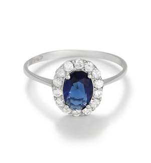 Ring Bleu Merveilleux - Weissgold 375/1000