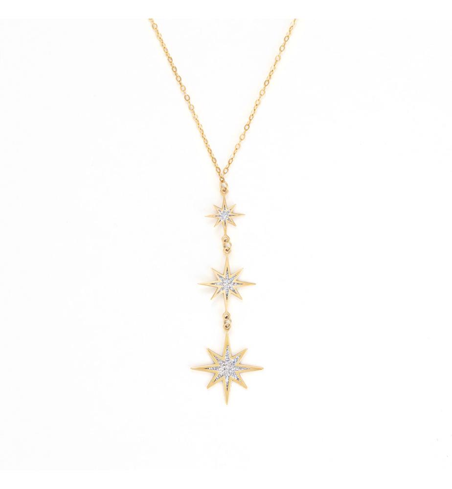 Collana Mon étoile - Oro giallo 375/1000