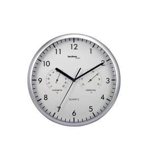 TECHNOLINE - Horloge murale WT650 Ø 26 cm Argenté