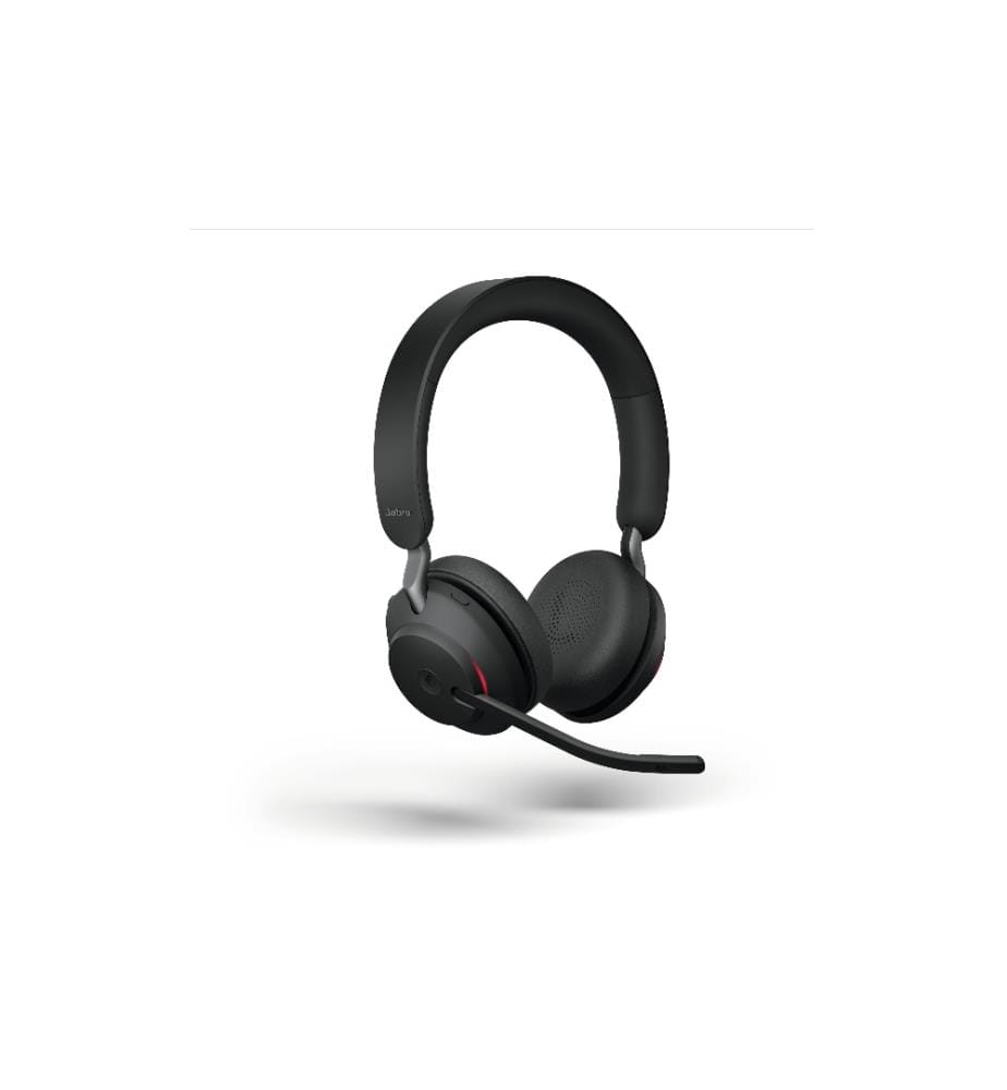 JABRA - Écouteurs Evolve2 65 Duo MS Noir, USB-A, avec station de chargement