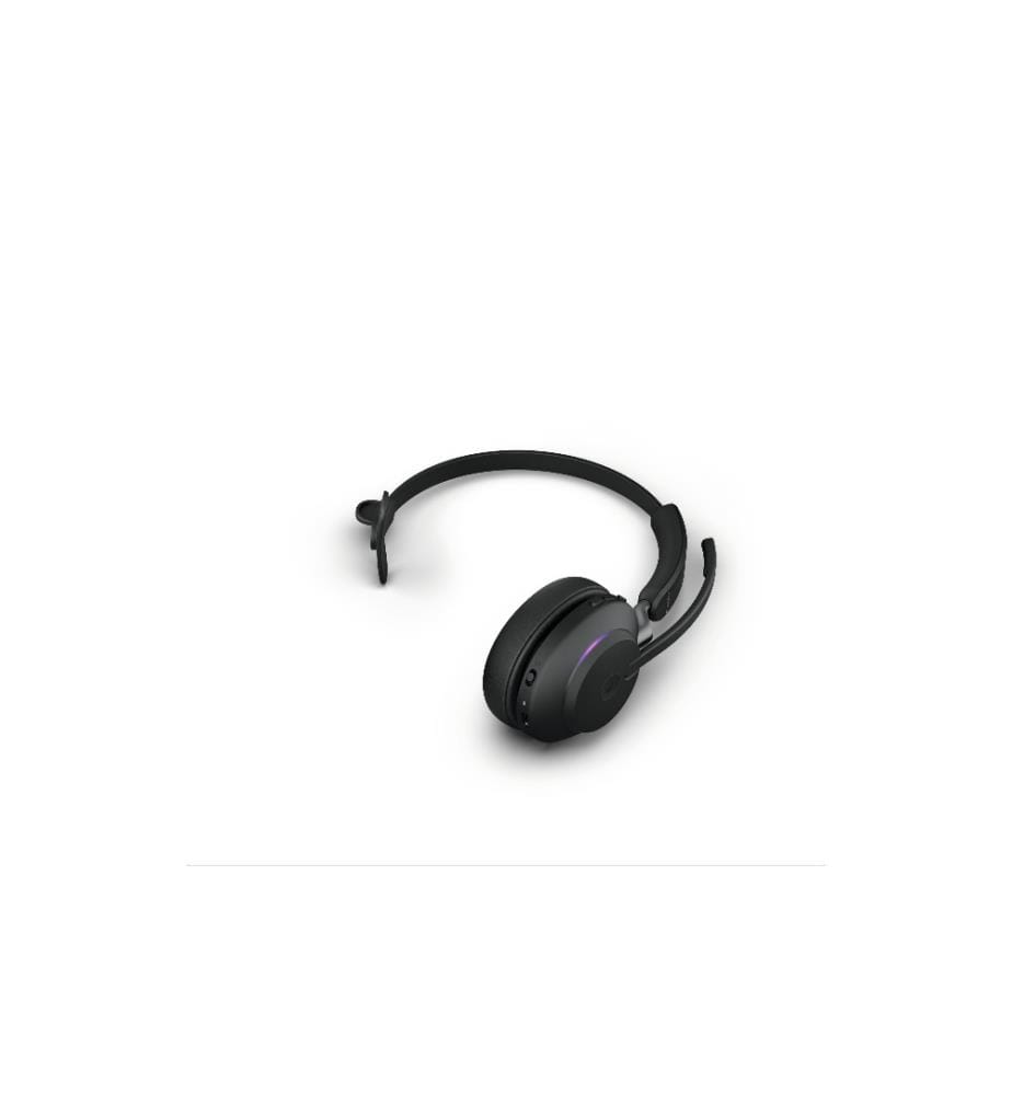 JABRA - Écouteurs Evolve2 65 Mono MS Noir, USB-A, avec station de chargement