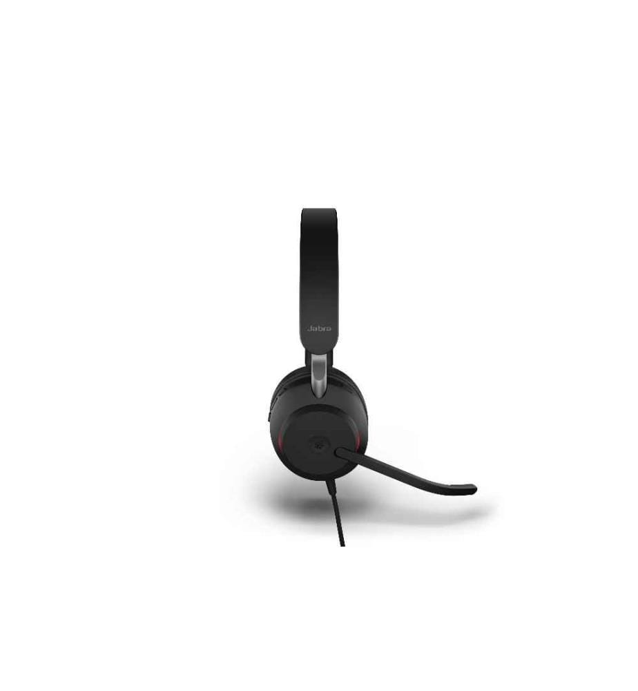 JABRA - Headset Evolve2 40 Duo MS Schwarz, USB-A