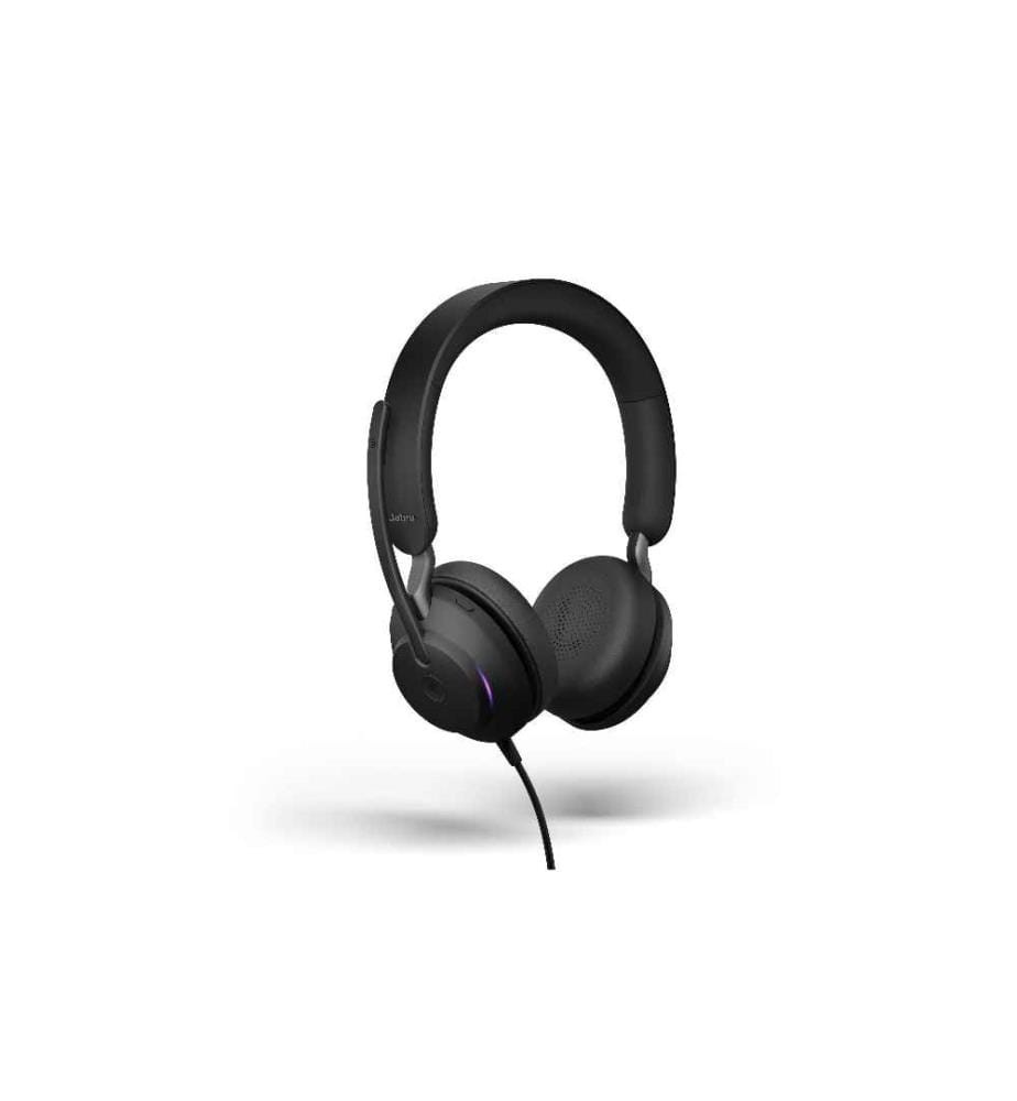 JABRA - Headset Evolve2 40 Duo MS Schwarz, USB-A