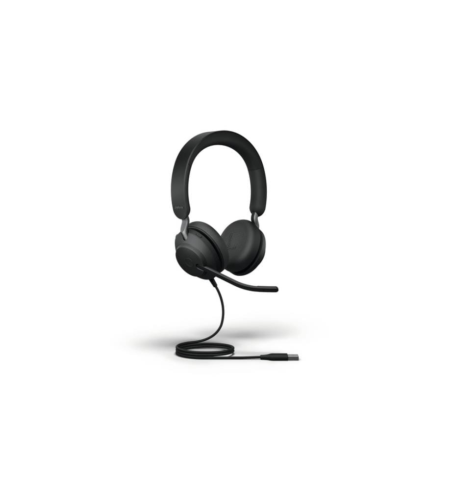 JABRA - Casque Evolve2 40 SE Duo UC Noir, USB-A