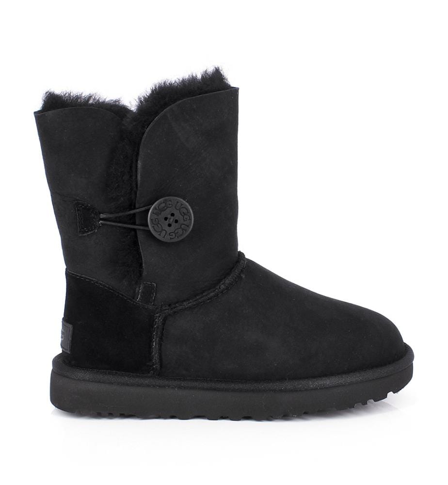 Lederstiefeletten - Schwarz