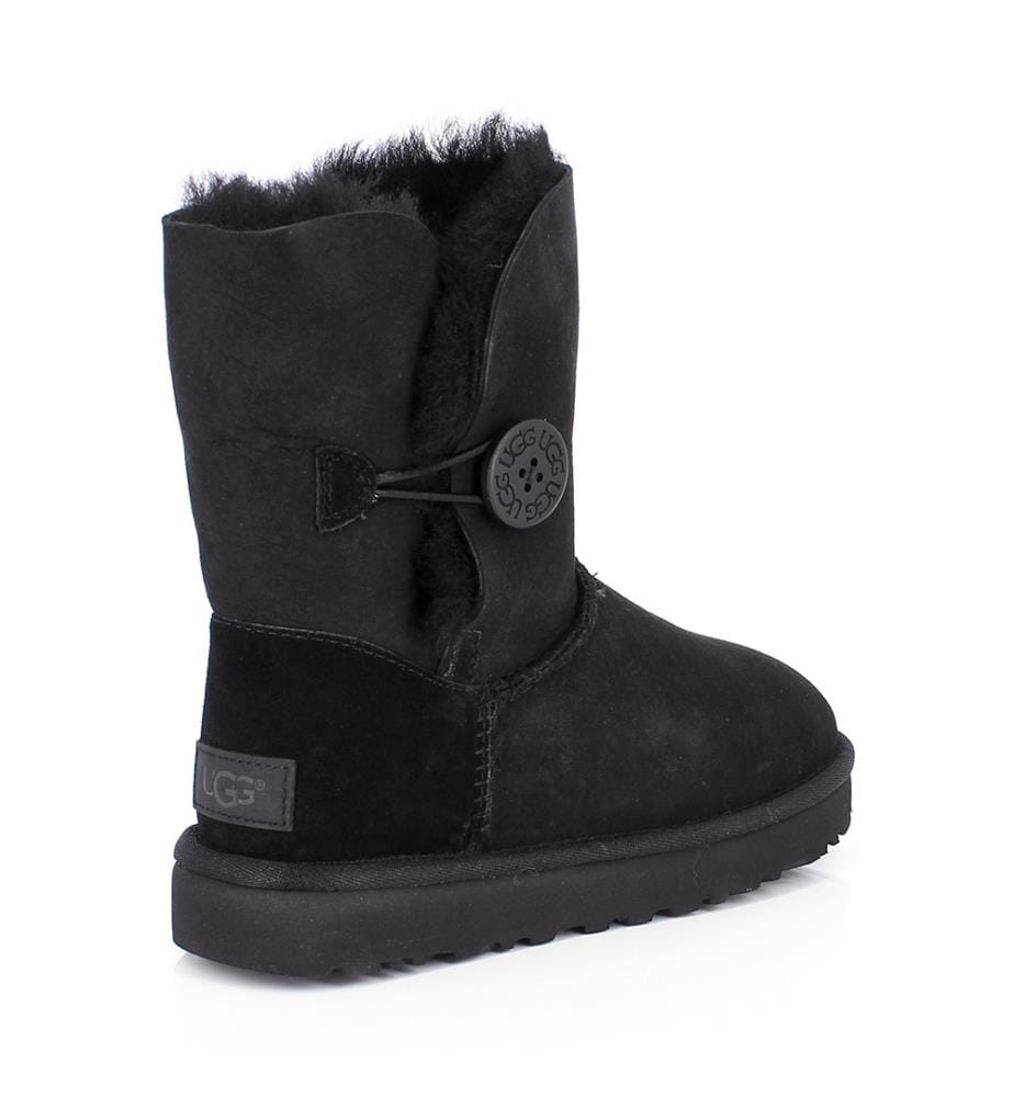 Lederstiefeletten - Schwarz