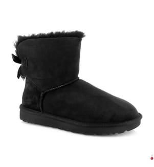 Lederstiefel Mini Bailey Bow II - Schwarz