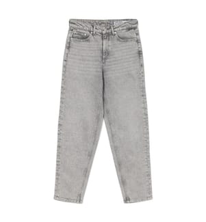 Mom Jean - Hellgrauer Denim