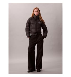 Monogram short jacket - Black