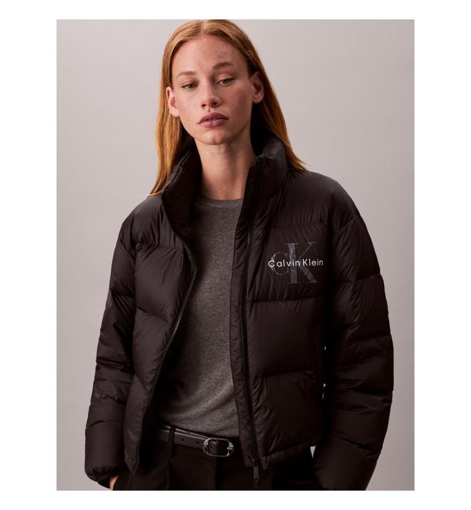 Monogram short jacket - Black