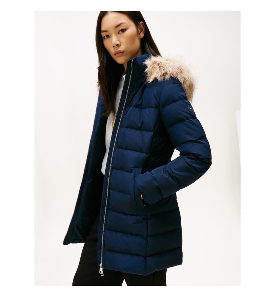 Puffer Jacket Slim Fit MW Down - Navy