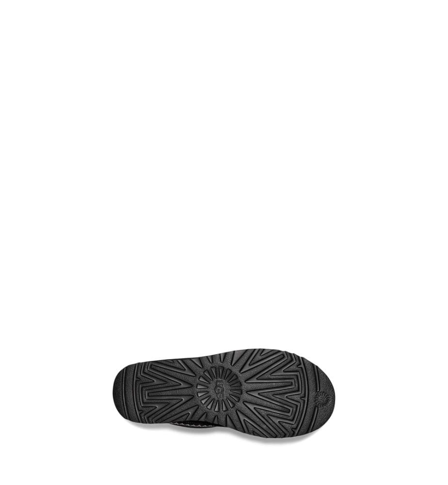 Klassische kurze Halbmondstiefel - Schwarz