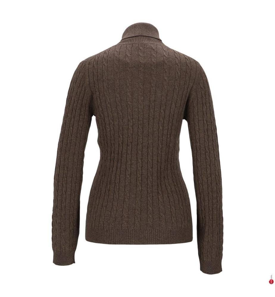 Rollkragenpullover – Braun