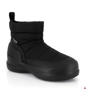 Gepolsterte Après-Ski-Stiefel - Creme