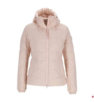 Abbott Tonal Label Down Jacket - Pink