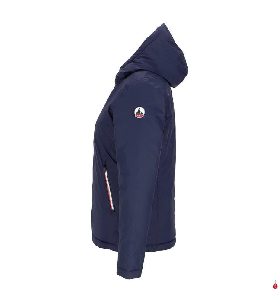 Bergame Reversible Down Jacket - Dark navy & Ecru