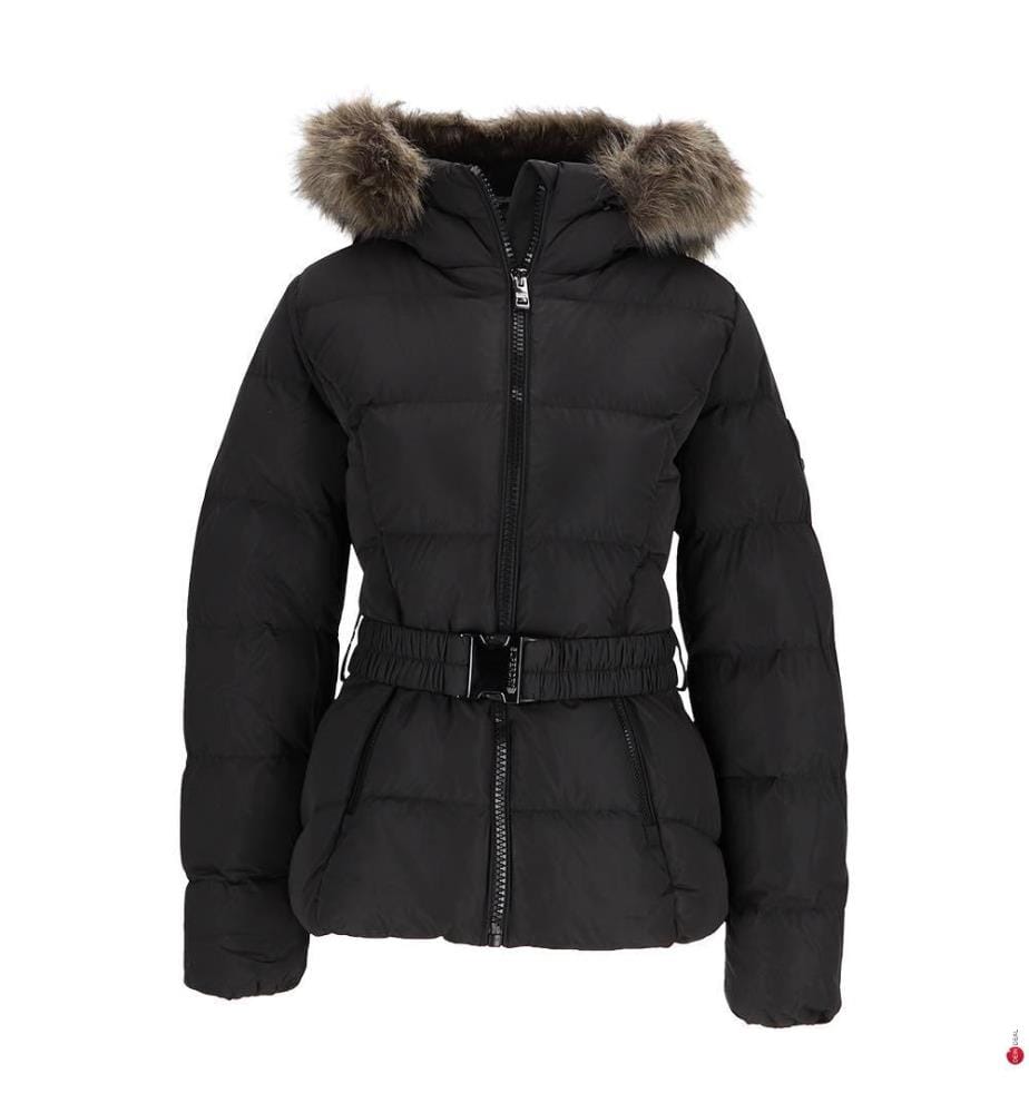 Fuji quilted jacket with belt