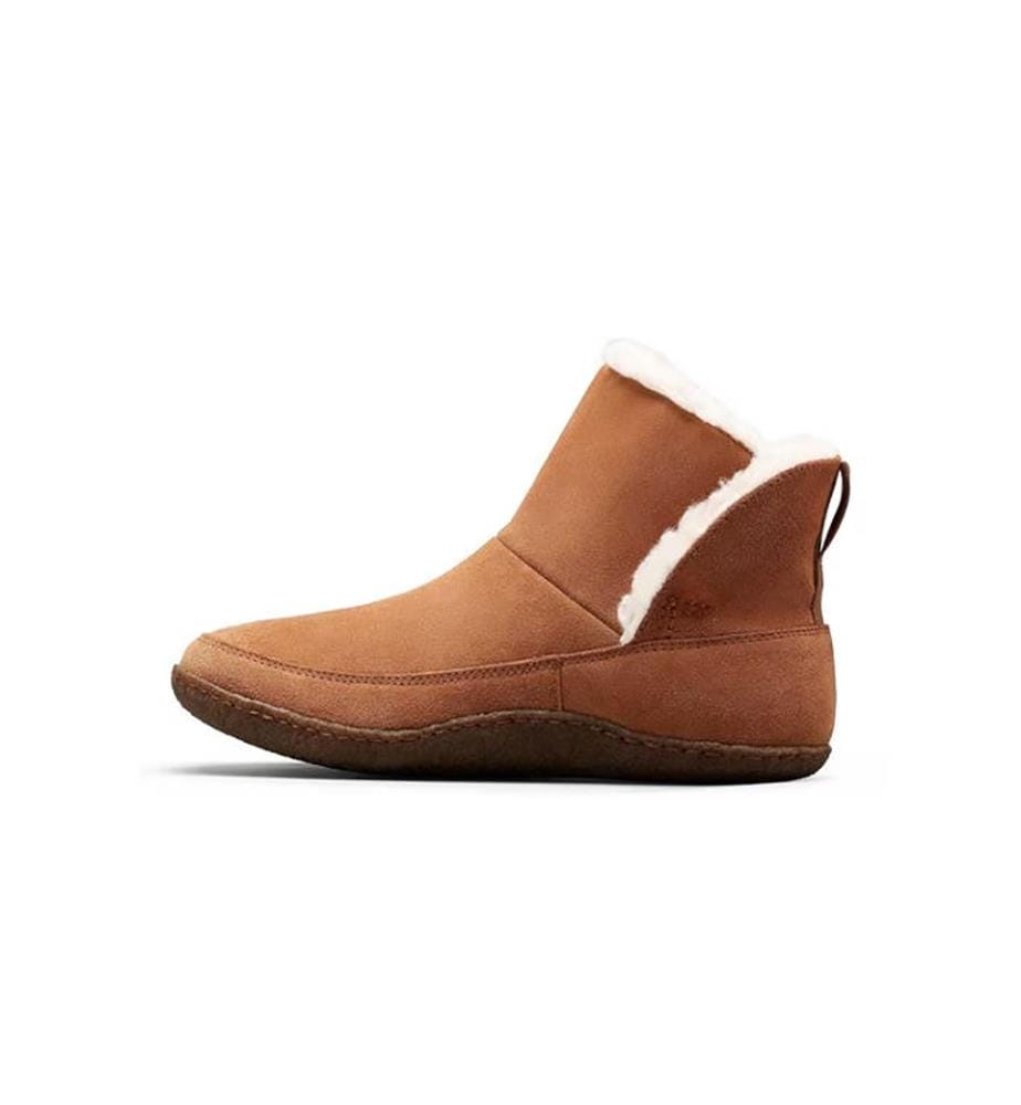 Stiefeletten - Camel und Naturel