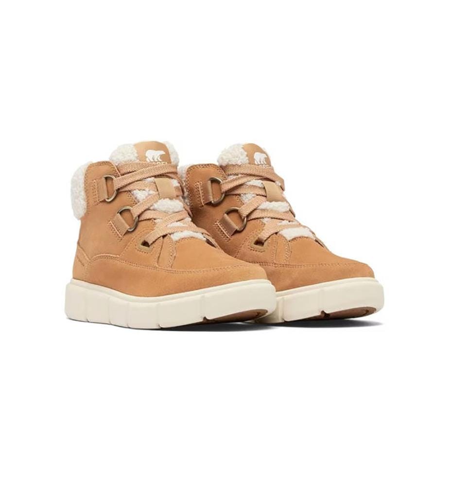 Wasserdichte Schnürstiefel SOREL EXPLORER III NW LACE - Tawny Buff & Sea Salt