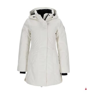 Parka Leslie Black Label - Blanc