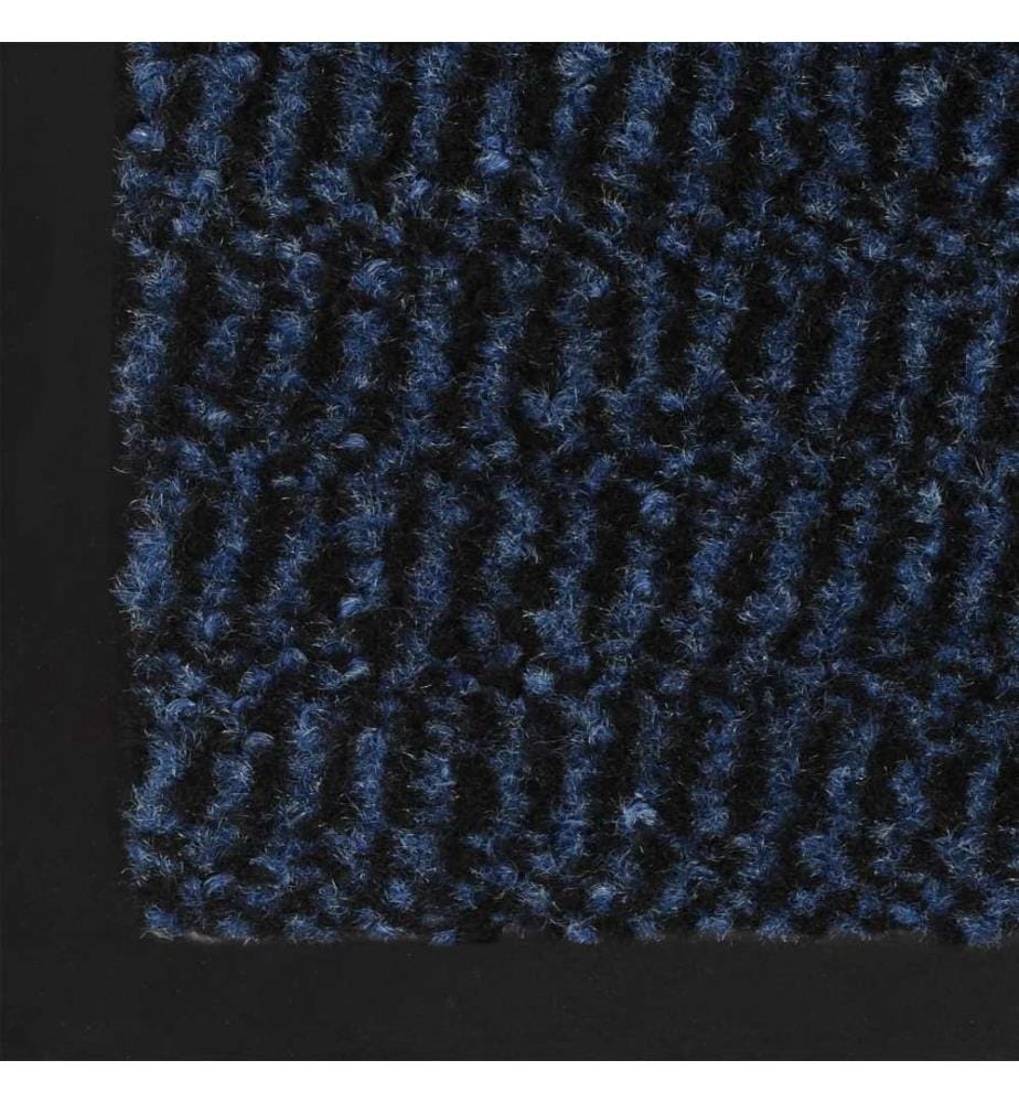 Paillasson rectangulaire 40 x 60 cm Bleu