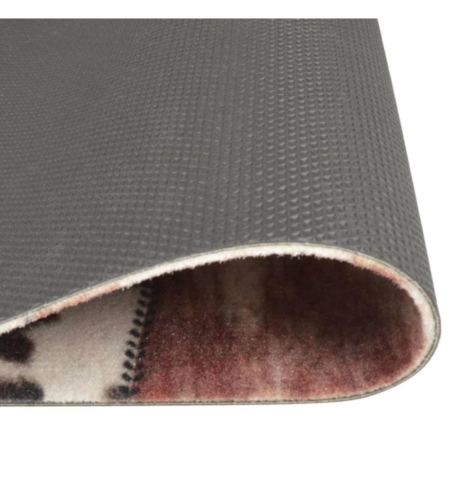 Küchenteppich Waschbar Tierfell 45x150 cm Samt