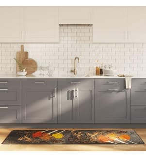 Tapis de cuisine multicolore 60x180 cm lavable antidérapant
