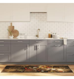 Tapis de cuisine multicolore 60x180 cm lavable antidérapant