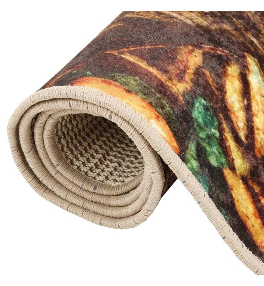 Küchenteppich Mehrfarbig 60x180 cm Waschbar Rutschfest