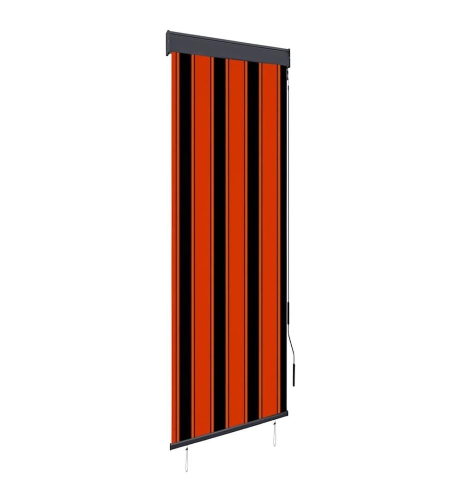Aussenrollo 60 x 250 cm Orange und Braun