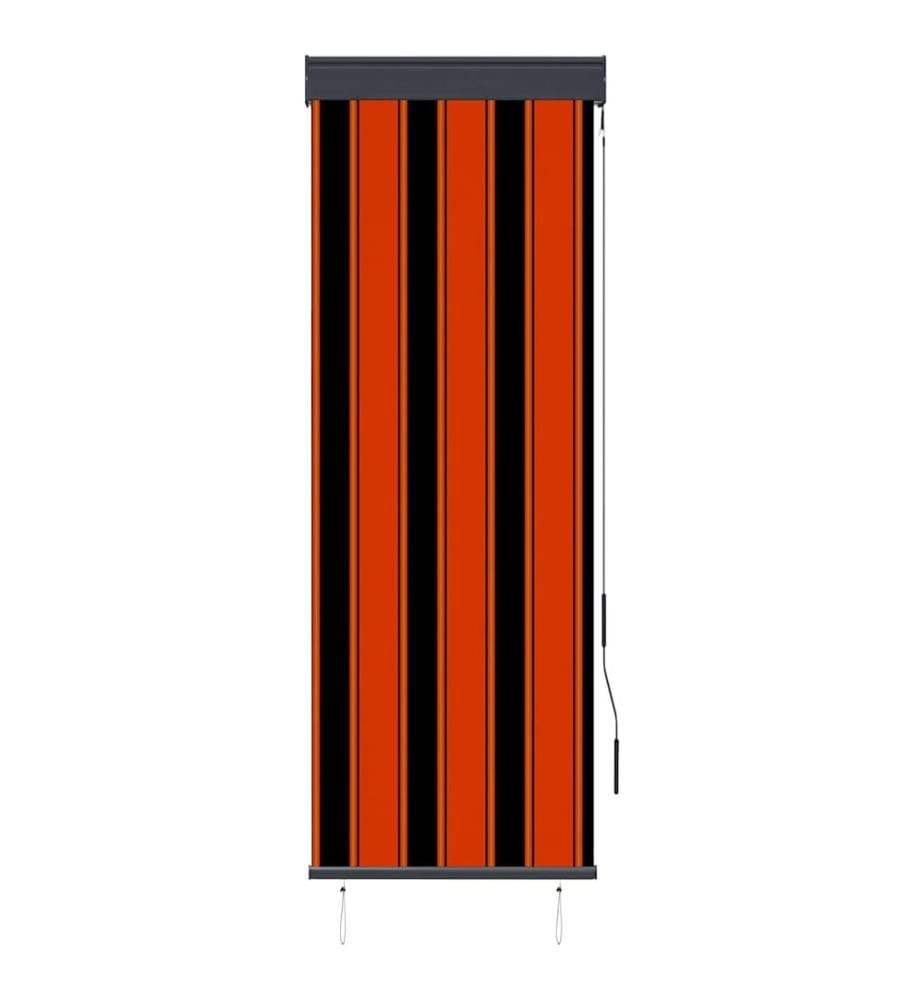 Aussenrollo 60 x 250 cm Orange und Braun