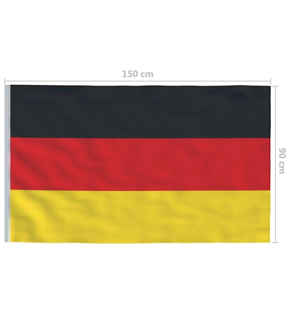 Flagge Deutschlands 90 x 150 cm