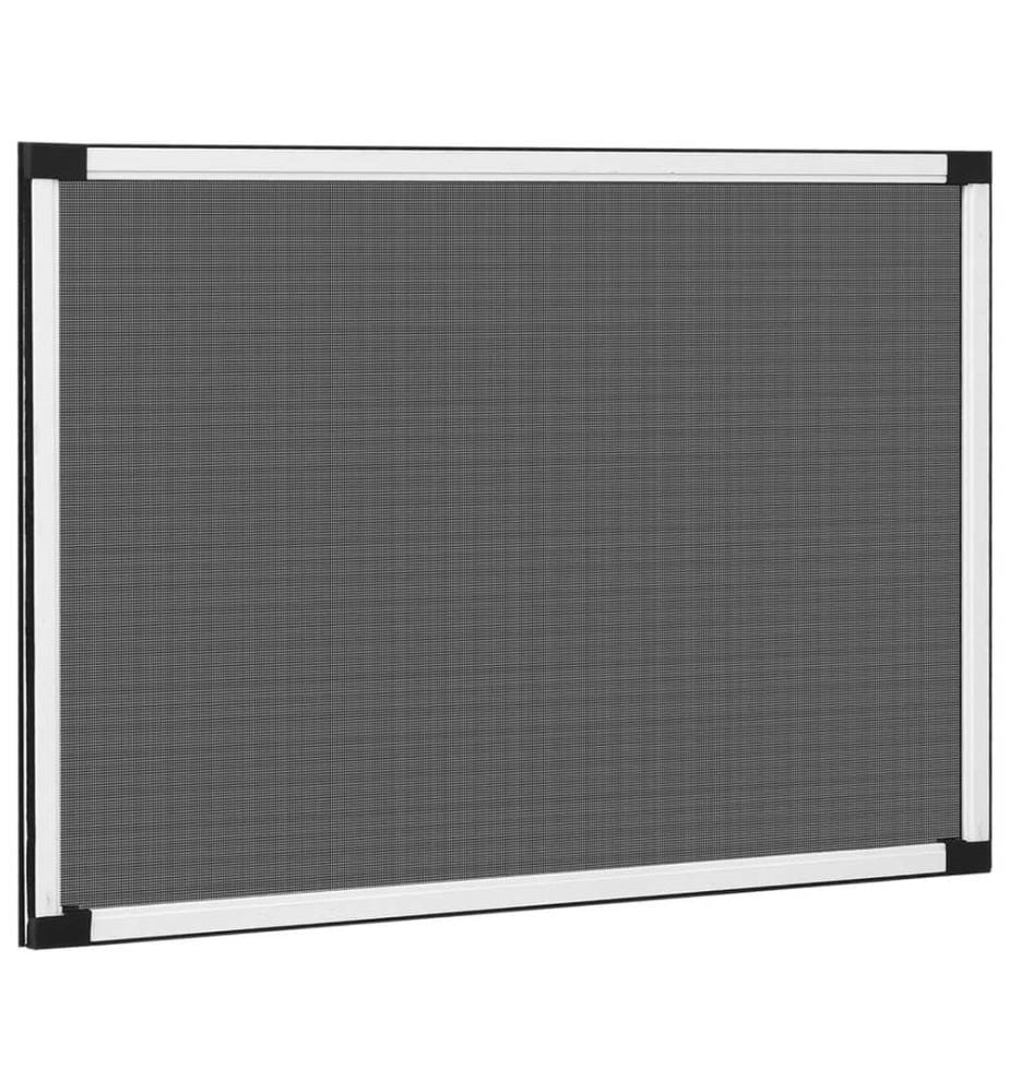 Teleskop-Fliegengitter für Fenster Weiss (100-193)x75 cm