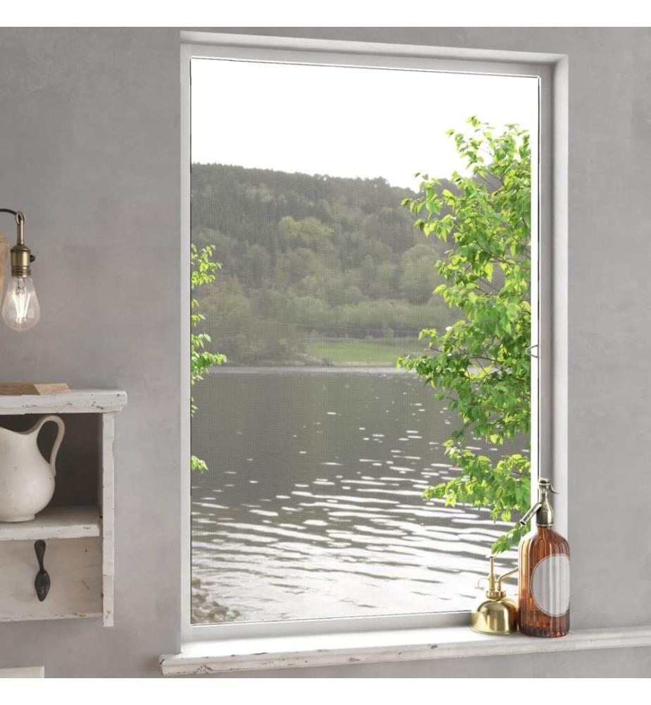 Insektenschutz für Fenster Weiss 90x120 cm