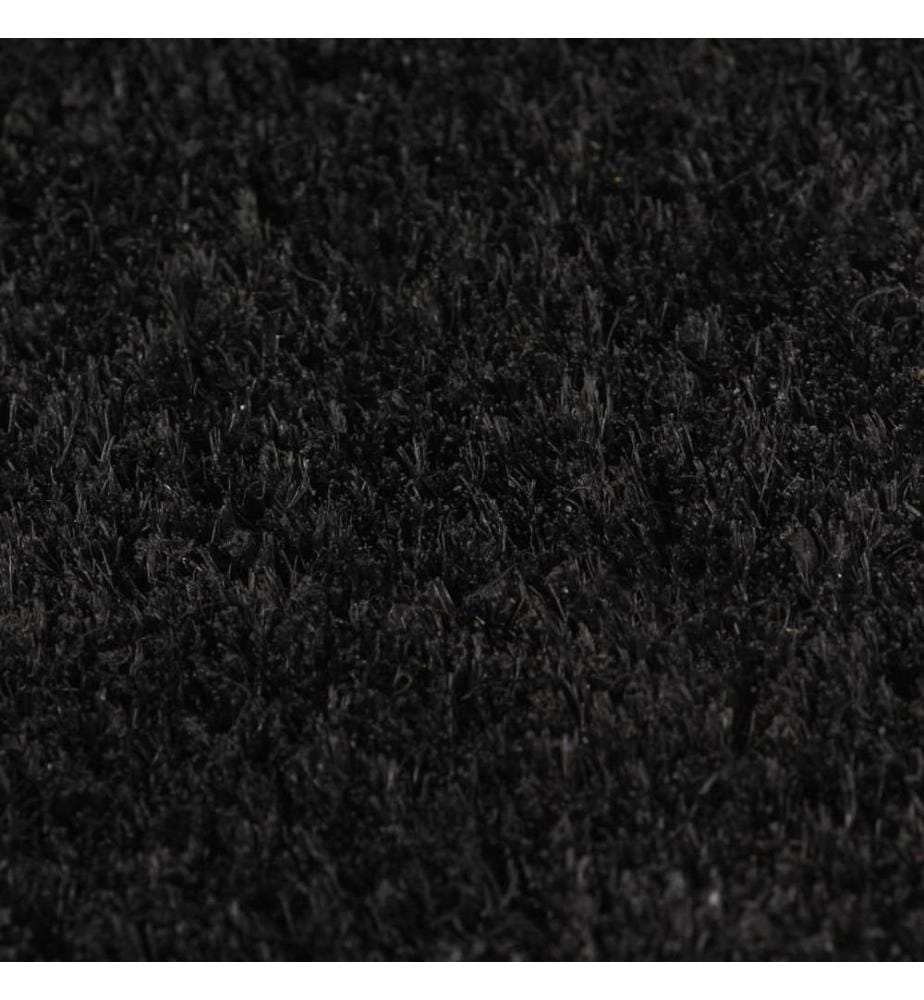 Fussmatten 5 Stk. Schwarz 40x60 cm Kokosfaser Getuftet